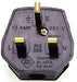 05085 - 13A Plug Black Fused 3A Easy cordgrip, quick to wire and nice quality finish. - Lampfix - sparks-warehouse