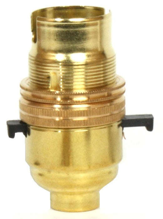 Lampfix 05915 BC Lampholder ½" Switched Brass, Internal Earth Lighting Accessories LampFix - Sparks Warehouse