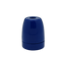05971 ES Gloss Blue Porcelain Lampholder 10mm - ES / Edison Screw / E27, Porcelain, 10mm Thread Entry - Lampfix - Sparks Warehouse