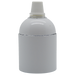 05888 Lampholder Cordgrip ES Smooth Skirt White - ES / Edison Screw / E27, White Plastic, Cordgrip - Lampfix - Sparks Warehouse