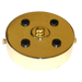05661 Metalbrite Ceiling Rose Brass 100mm Ø 4-hole - Lampfix - Sparks Warehouse