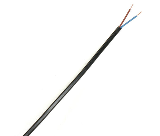01673 - 2192Y Flat Twin 0.75mm Black - Lampfix - Sparks Warehouse