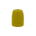 06006 ES Gloss Yellow Porcelain Lampholder 10mm - ES / Edison Screw / E27, Porcelain, 10mm Thread Entry - Lampfix - Sparks Warehouse