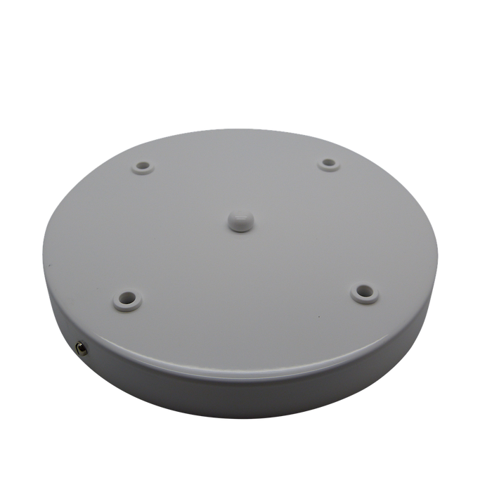 05715 Ceiling Rose White 200mm Ø 4-hole - Lampfix - Sparks Warehouse
