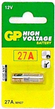 12183 - 12V Slim Alarm Battery 27A Card of 1 - Lampfix - Sparks Warehouse