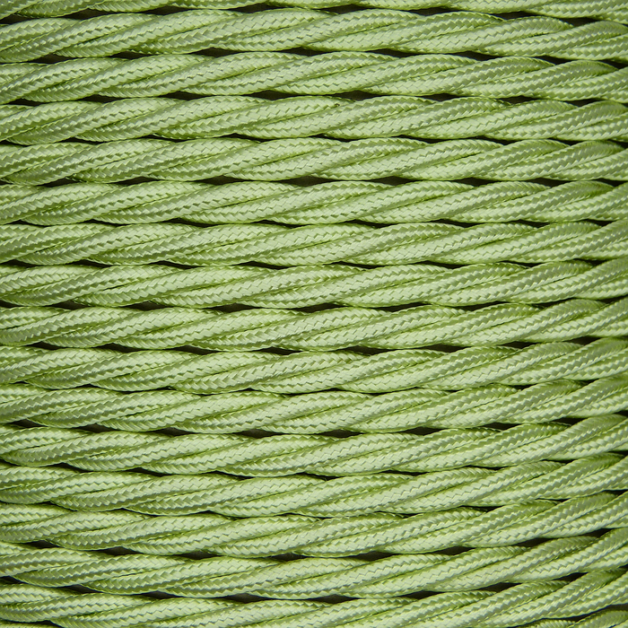 01025 T-T Braided Flex 3 core 0.5mm Tisane, mtr - Lampfix - Sparks Warehouse