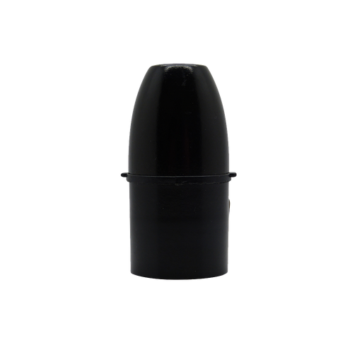 06574 Plastic BC Black Lampholder ½" Unswitched - Lampfix - Sparks Warehouse