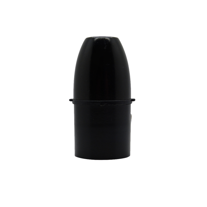 06574 Plastic BC Black Lampholder ½" Unswitched - Lampfix - Sparks Warehouse