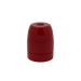 06005 ES Gloss Red Porcelain Lampholder 10mm - ES / Edison Screw / E27, Porcelain, 10mm Thread Entry - Lampfix - Sparks Warehouse