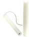 05080 E10 6" French Candle White 10mm Thread Entry - E10, White Plastic, 10mm Thread Entry - Lampfix - Sparks Warehouse