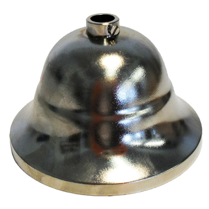 05168 Plain Nickel Ceiling Cup with Securing Screw Height 58mm Ø90mm - Lampfix - Sparks Warehouse
