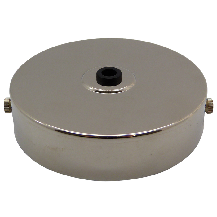 05869 - Ceiling Rose Nickel Flat 100mm Ø - Lampfix - Sparks Warehouse