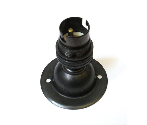 05421 - Battenholder BC Bronze Domed 65mm Ø - Lampfix - sparks-warehouse