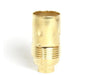 05171 Lampholder 10mm SES Brassed Half Threaded Skirt - LampFix - sparks-warehouse