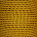 01039 T-T Braided Flex 3 core 0.75mm Light Gold, mtr - Lampfix - Sparks Warehouse