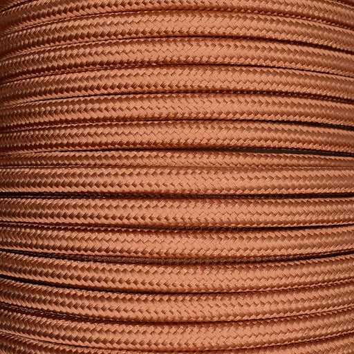 01026 Round Braided Flex 3 core 0.75mm Copper, mtr - Lampfix - Sparks Warehouse