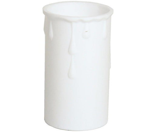 05193 - Plastic Candle Drip White 37 x 70mm - Lampfix - Sparks Warehouse