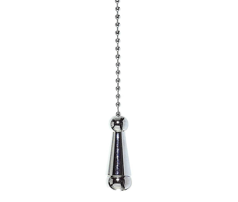 05049 - 1 mtr Pull Chain with 1½" Polished Chrome Weight - Lampfix - sparks-warehouse