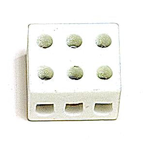 02080 Porcelain Connector 5A 3 way - Lampfix - Sparks Warehouse