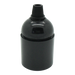 05886 Lampholder Cordgrip ES Smooth Skirt Black - ES / Edison Screw / E27, Black Plastic, Cordgrip - Lampfix - Sparks Warehouse