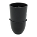 05884 Plastic BC Black Lampholder Cordgrip T2 100W - BC / Bayonet Cap / B22, Black Plastic, Cordgrip - Lampfix - Sparks Warehouse