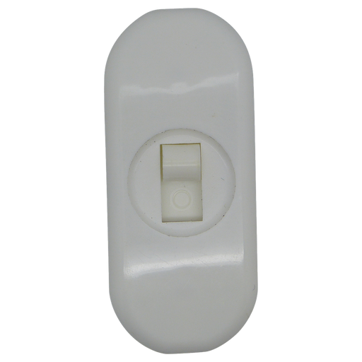 05764 - 2 Core Inline Switch Mini White 1A - Lampfix - Sparks Warehouse