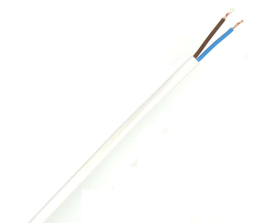 01667 - 2192Y Flat Twin 0.5mm White - Lampfix - Sparks Warehouse