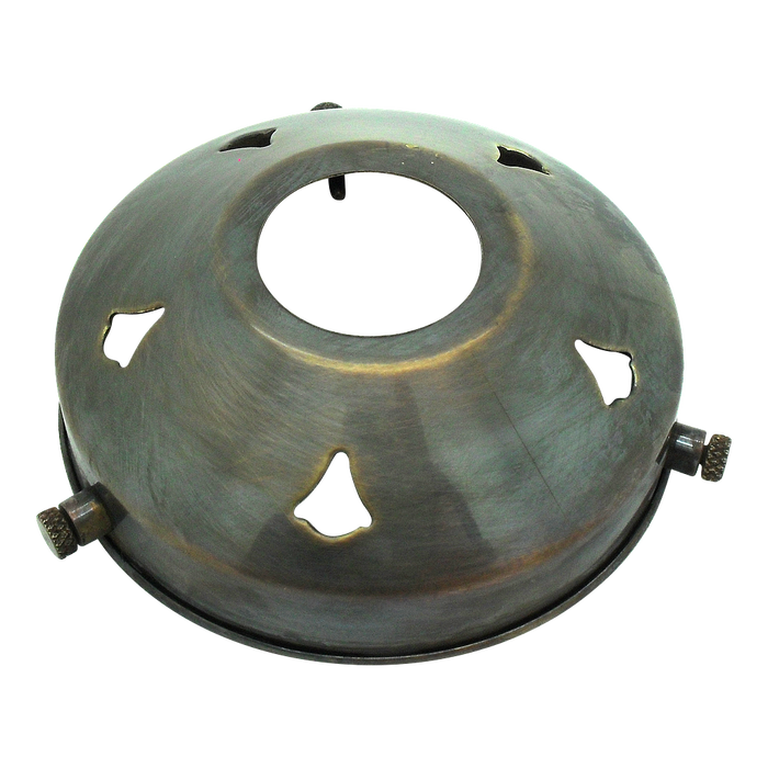 05782 - 3¼" Antique Brass Gallery 29mm hole - Lampfix - Sparks Warehouse