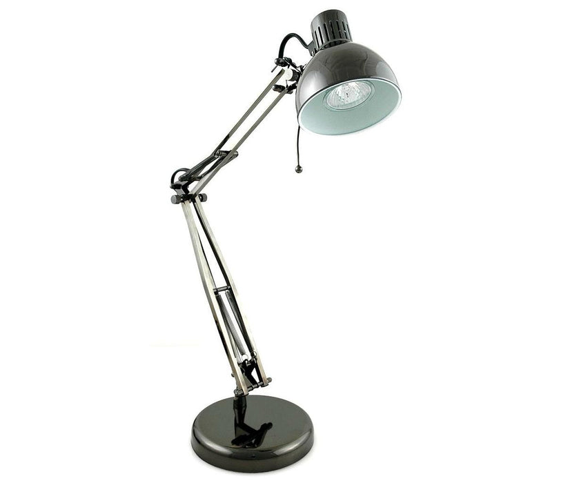 Lampfix 09191 Halogen Studio Poise Desk Lamp - Black Chrome Table Lamps LampFix - Sparks Warehouse