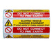 Industrial Signs 90mm x 30mm EV Charging Equipment Warning Label [Roll of 100] EV Charging Unit Sparks Warehouse - Sparks Warehouse