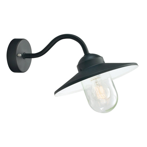 Elstead - KARLSTAD BLK C Karlstad 1 Light Wall Lantern - Black - Elstead - Sparks Warehouse