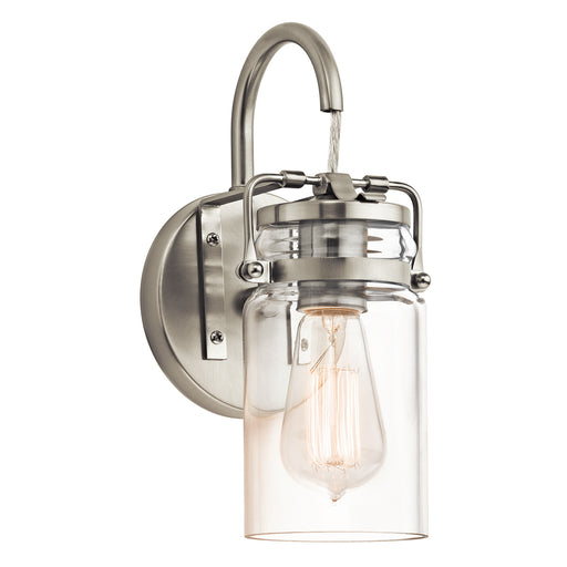 Elstead - KL/BRINLEY1 NI Brinley 1 Light Wall Light - Brushed Nickel - Elstead - Sparks Warehouse