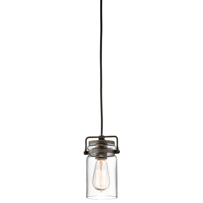 Elstead - KL/BRINLEY/MP Brinley 1 Light Mini Pendant - Olde Bronze - Elstead - Sparks Warehouse