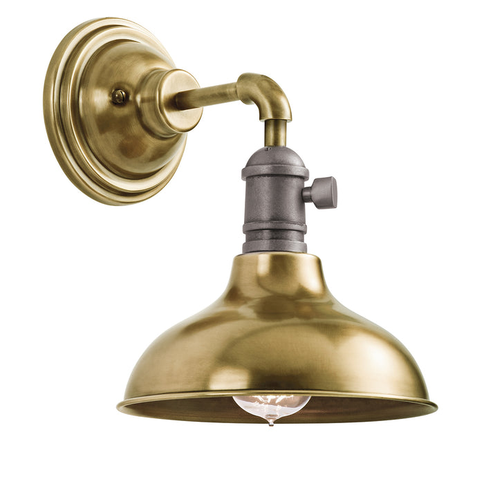 Elstead - KL/COBSON1 BR Cobson 1 Light Wall Light - Natural Brass - Elstead - Sparks Warehouse