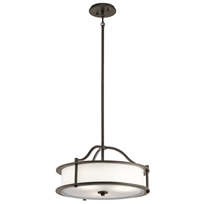 Elstead - KL/EMORY/P/S OZ Emory 3 Light Pendant/Semi Flush - Olde Bronze - Elstead - Sparks Warehouse