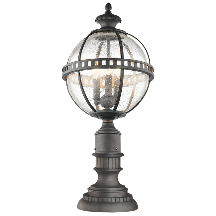 Elstead - KL/HALLERON/3M Halleron 3 Light Pedestal Lantern - Elstead - Sparks Warehouse