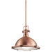 Elstead - KL/HATTBAY/M ACO Hatteras Bay 1 Light Medium Pendant - Antique Copper - Elstead - Sparks Warehouse