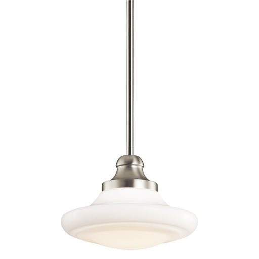 Elstead - KL/KELLER/M NI Keller Medium Duo-Mount Pendant - Brushed Nickel - Elstead - Sparks Warehouse