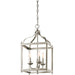 Elstead - KL/LARKIN/P/M NI Larkin 3 Light Medium Pendant - Brushed Nickel - Elstead - Sparks Warehouse