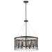 Elstead - KL/PIPER/6P Piper 6 Light Chandelier/Pendant - Elstead - Sparks Warehouse