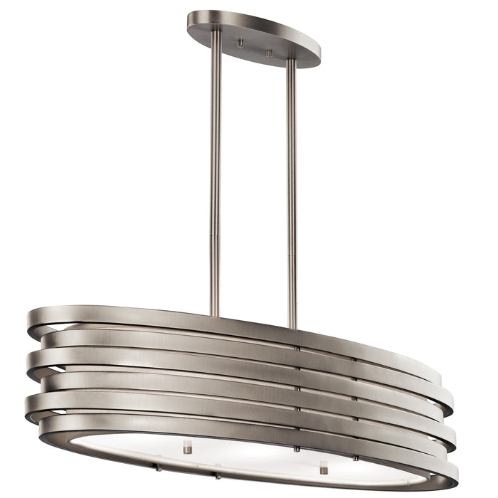 Elstead - KL/ROSWELL/ISLE Roswell  3 Light Oval Island Pendant - Elstead - Sparks Warehouse