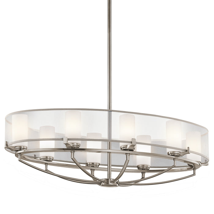 Elstead - KL/SALDANA8 Saldana 8 Light Oval Chandelier - Elstead - Sparks Warehouse