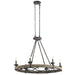 Elstead - KL/TAULBEE/6ISLE Taulbee 6 Light Oval Chandelier - Elstead - Sparks Warehouse