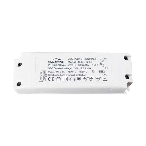 LS-30 LI Series Non-dim Constant Voltage LED Drivers 30W Terminals 12v/24v Constant Voltage Driver Eaglerise - Easy Control Gear