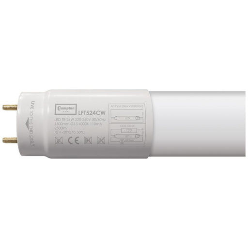 T8 LED Tubes straight to mains, Priced per 10s  PLEASE SELECT SIZE  Crompton - Easy Control Gear