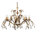 Elstead - LL8 ANT BRZ Lily 8 Light Chandelier - Elstead - Sparks Warehouse