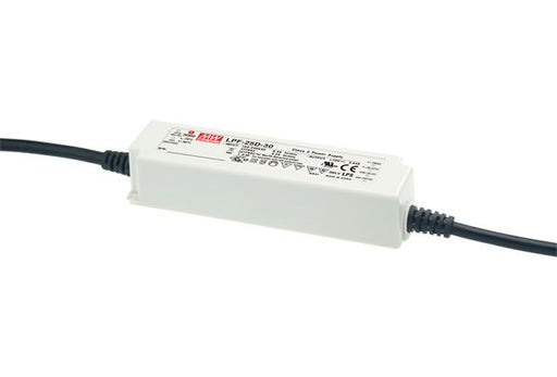 LPF-25D-30 - Mean Well Dimmable LED Driver LPF-25D-30  25W 30V LED Driver Meanwell - Easy Control Gear