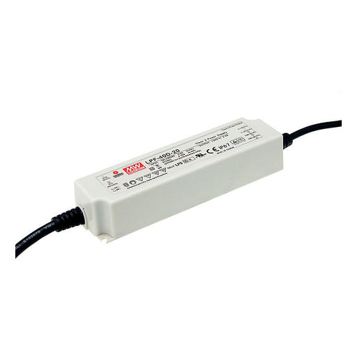 LPF-40D-36 - Mean Well Dimmable LED Driver LPF-40D-36  40W 36V LED Driver Meanwell - Easy Control Gear