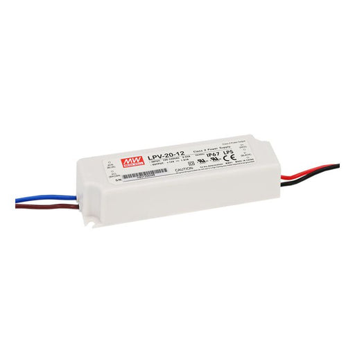LPV-20-24 - Mean Well LED Driver LPV-20-24  20W 24V LED Driver Meanwell - Easy Control Gear
