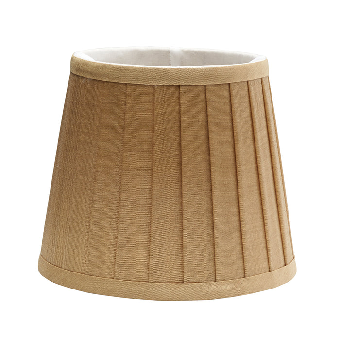 Elstead - LS160 Clip Shade Pleated Coffee Candle Shade - Elstead - Sparks Warehouse